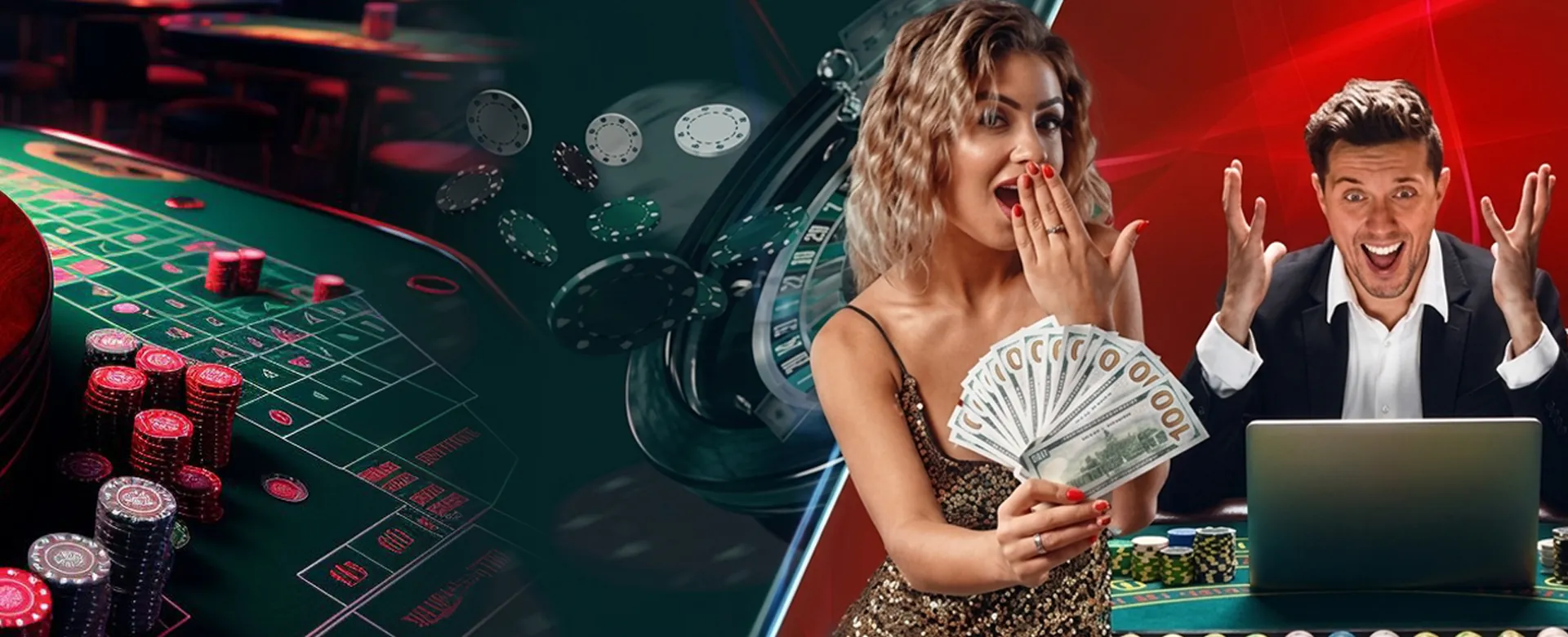 Spintime Online Casino Homepage Banner with Gold and Black Theme